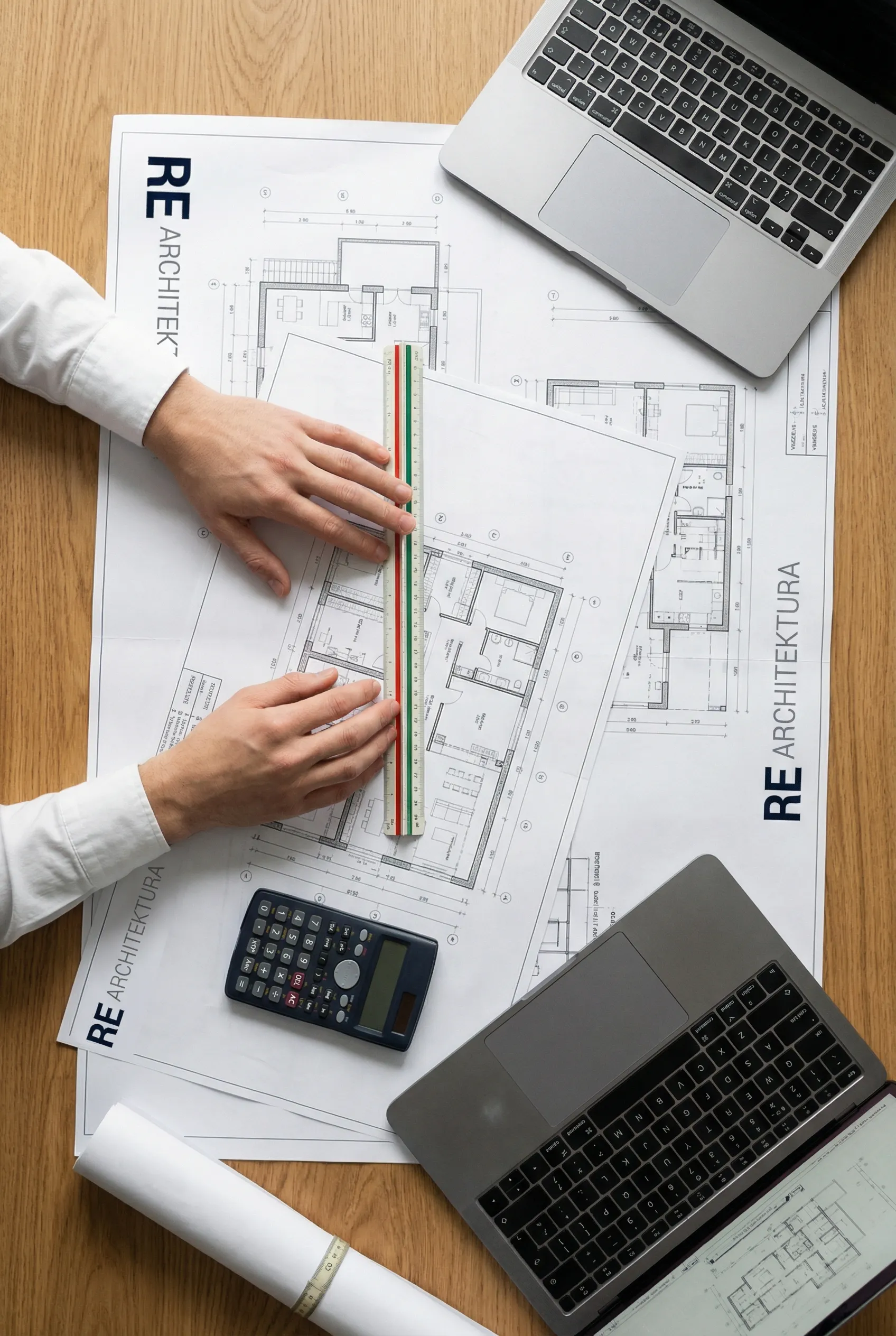 Architect working